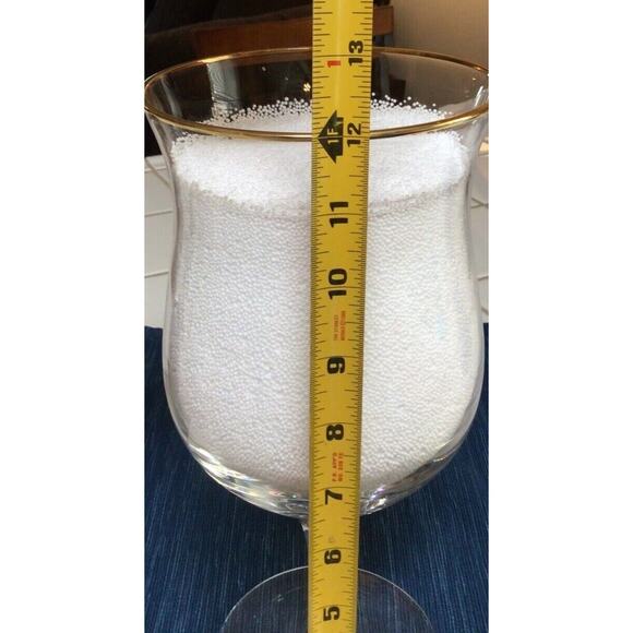 Large Michelob Amber Bock Vintage Gold Rim 12" Tulip Beer Glass Bar Man Cave - Picture 6 of 6
